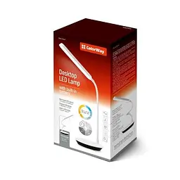 Лампа настільна Portable & Flexible 360, White, 220 Лм ColorWay teh0019909 - мініатюра 4