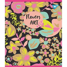 Зошит Yes А5 Flowers Art Крафт 18 аркушів лінія 5 дизайнів (765090) - мініатюра 5