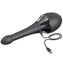 Автоматичний анальний душ з вібрацією Dorcel Douche Mate Pro 200 мл (чорний) - мініатюра 2