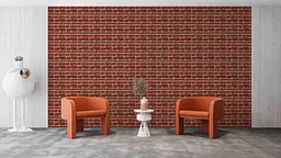 Самоклеюча декоративна 3D панель Loft Expert червона цегла 700x770x5 мм - мініатюра 3