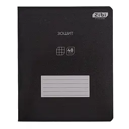 Набір зошитів ZiBi «BLACK» 48 арк., у клітинку, 10 шт. ZB.1700-02
