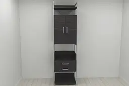 Шафа Гардероб Уні секція 5 серії Конект Ferrum-decor 220x60x50см Сірий метал ДСП Венге Магія 32 мм (FRD-104516) - мініатюра 9