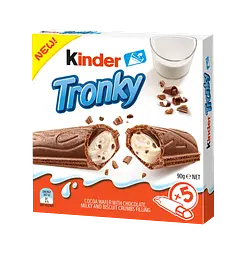 Шоколадний батончик Kinder Tronky 100 г