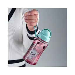 Поїльник-непроливайка Kite Kitty, 350 мл, рожева (K25-399-2) - мініатюра 3