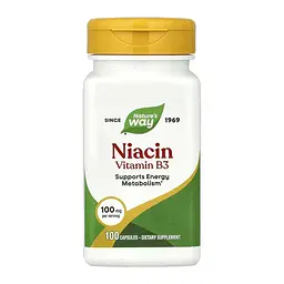 Вітамін B3 100 мг Nature's Way (Niacin) - 100 капсул