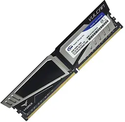 Модуль пам'яті TeamGroup DDR4 4GbT-Force Vulcan Black 2400 MHz (TLGD44G2400HC14BK) Б/в - мініатюра 2