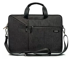 Сумка Wiwu City Commuter Bag для ноутбуків 13-14 дюймів чорний - мініатюра 4