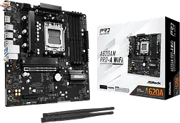 Материнська плата ASRock A620AM Pro-A WiFi Socket AM5