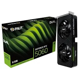 Відеокарта GF RTX 5060 8GB GDDR7 Dual Palit (NE75060019P1-GB2063D)