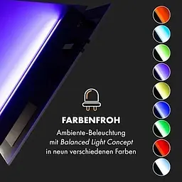 Витяжка Klarstein Alina LED 600 м³/г (10034105) - мініатюра 4