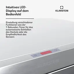 Відро для сміття Klarstein Touchless Sensor 60л (10046163) - мініатюра 4