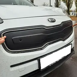 Зимова накладка на решітку радіатора Kia Sportage 4 QL 2016- Матова FLY - мініатюра 2