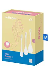 T360187 Набір вагінальних кульок Satisfyer Yoni Power 1 White