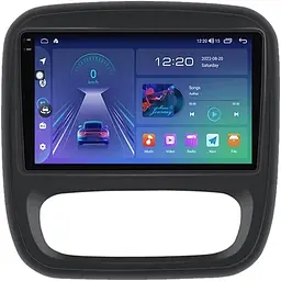 Автомобільне радіо 9-дюймовий екран 2 Din для Renault Trafic 3 2014-2021 Android 13 Сенсорний екран Стерео з BT 5.0 DTS