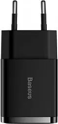 Мережевий зарядний пристрій Baseus Compact Charger 2USB 10.5W чорний (CCXJ010201) - мініатюра 3