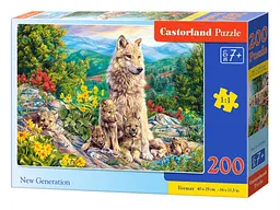 Пазли Castorland Нове покоління, 200 елементів, 40x29 см, B-222087