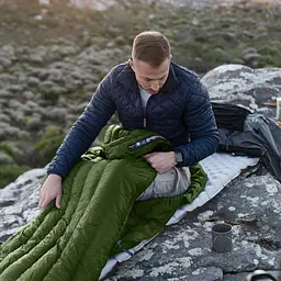 Спальний мішок з натуральним пухом Naturehike CWM295 CNK2300SD013, зелений - мініатюра 8
