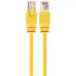 Патч-корд 0.5м UTP cat 6 CCA yellow Cablexpert (PP6U-0.5M/Y)
