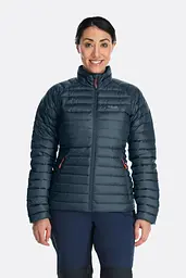 Пуховик жіночий Rab Microlight Jacket Womens 10 Темно-синій