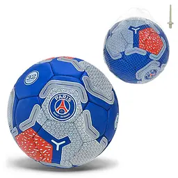 Футбольний м'яч Paris Saint-Germain №5, 32 панелі, поліуретан (PU) з сіткою та голкою (FP106)