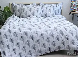 Комплект постільної білизни з компаньйоном 2-спальний TAG tekstil pbe0042377 - мініатюра 1