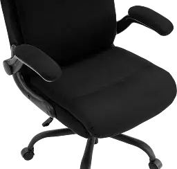 Офісне крісло GT Racer чорне (B-3021 Fabric Black) - мініатюра 7