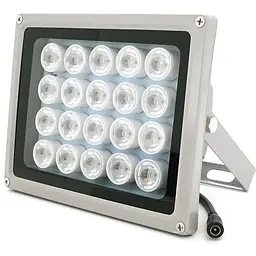 Прожектор спрямований із сутінковим датчиком YOSO 12V 24W, 15LED, IP66, кут огляду 60°, дальність до 40м, 177*138*65мм, BOX