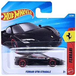 Базова машинка Hot Wheels Ferrari SF90 Stradale колір в асортименті (5785) JJK89 - мініатюра 7