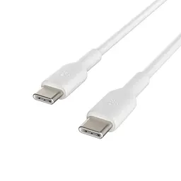 Кабель Belkin USB-C > USB-C заряджання/синхронізації 1м, 60Вт, Type-C, PVC, білий teh0013652 - мініатюра 6