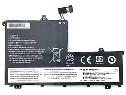 Акумулятор L19C3PF9 для Lenovo Thinkbook 14-IML, 14-IIL, 15-IIL,15- IML L19M3PF1 L19M3PF2 L19M3PF0 (11.55V 4650 mAh 53.7Wh) - мініатюра 2
