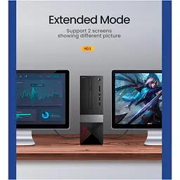 Кабель мультимедійний HDMI M to HDMI M 5.0m braided HD140 black Ugreen (80405) - мініатюра 2