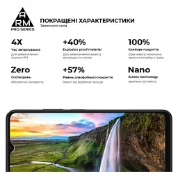 Скло захисне Armorstandart Pro OPPO A18 4G / A38 4G Black (ARM71040) - мініатюра 5