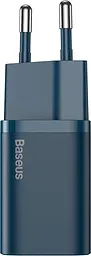Зарядний пристрій Baseus Super Si Quick Charger 1C 20W EU blue (CCSUP-B03) - мініатюра 2