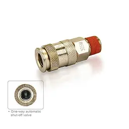 Швидкорознімне з'єднання 1/4" зовнішня різьба TOPTUL KA20SM2E - мініатюра 2