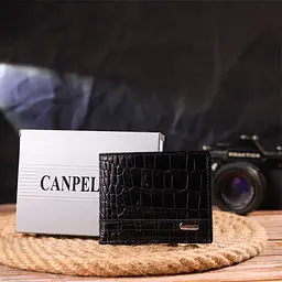 Шкіряний затискач для грошей Canpellini 10,2х8,5х1 см acs0025023 - мініатюра 8