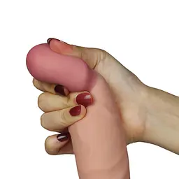 Реалістичний вібратор Lovetoy The Ultra Soft Dude 22 см тілесний - мініатюра 9