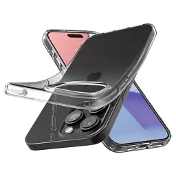 Чохол Spigen Liquid Crystal Crystal Clear для iPhone 15 Pro (ACS06699) - мініатюра 5
