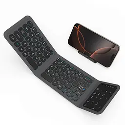 Складна бездротова клавіатура WIWU FMK-05 Black - мініатюра 2