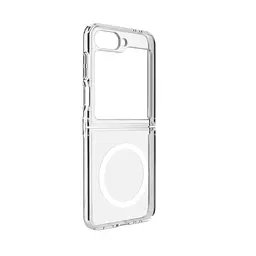Чехол Samsung Galaxy Flip6 5G/Flip7 FE 5G, Clear MagCase, прозрачный, противоударный, магнитный, панель-накладка с поддержкой MagSafe, поддержка беспроводной зарядки MagSafe, защита всего корпуса, TPU+PC, ArmorStandart (ARM88136) - мініатюра 3
