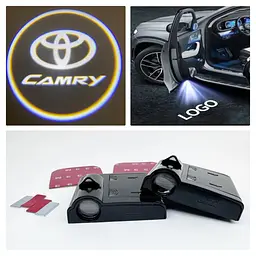 Картридж-вставка логотипу Toyota Camry на двері 1 шт. - мініатюра 2
