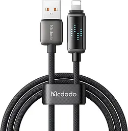Кабель McDodo LED Display USB-A to Lightning Data Cable 1.2m Black