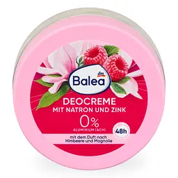 Крем-дезодорант Balea Deocreme mit Natron без алюмінію з содою та цинком, 50 мл