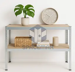 Стелаж металевий 80×80×60 оцинкований самозбірний SPACEMAX 2