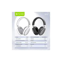 Навушники BAVIN BH-55 Hi-Res Black (HB-BH-55 BK) - мініатюра 9