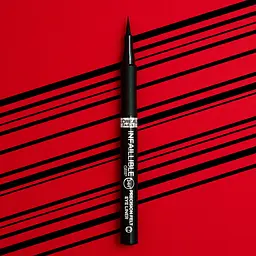 Підводка для контурів повік L'Oréal Paris Infaillible Grip ультратонка матова чорна 1 мл (AA490700) - мініатюра 5