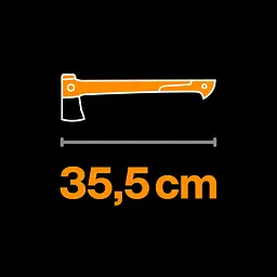 Універсальна сокира Fiskars X-series X14 Universal, XS - 35.5 см, 740 грам (1069102) - мініатюра 2