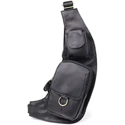Сумка через плече із натуральної шкіри Vintage 15х32х4 см sum0027481