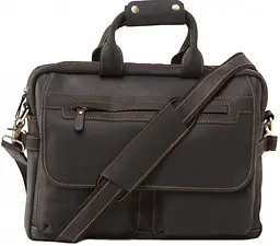 Чоловіча шкіряна сумка Vintage 38,5х29х10,5 см sum0015079 - мініатюра 2