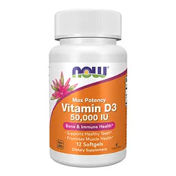 Вітаміни VIT D-3 50,000 IU - 12 sgels
