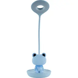 Настольная лампа Kite Froggy LED с аккумулятором голубая (K24-492-3-3)